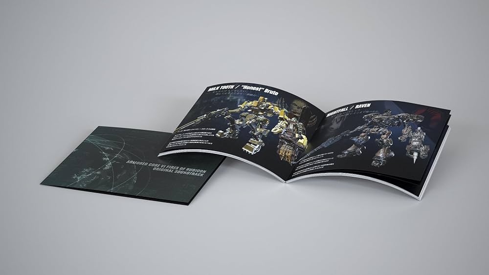 ARMORED CORE Ⅵ オリジナルサウンドトラック　初回限定版 アーマード・コア6」オリジナルサントラCDが初回生産限定商品
